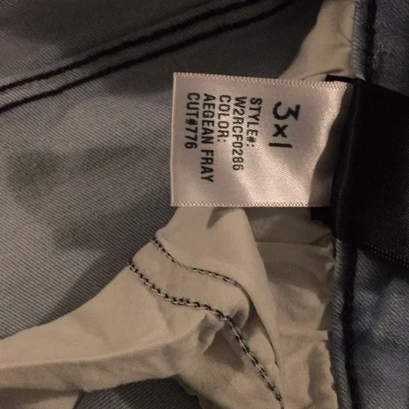 3x1 NYC Aegean Fray Skinny Jeans - Picture 4 of 5